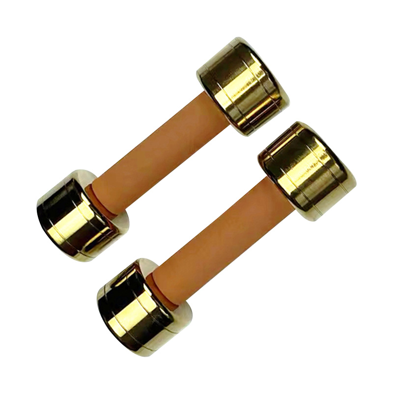 Electroplated Dumbbell na kulay tanso