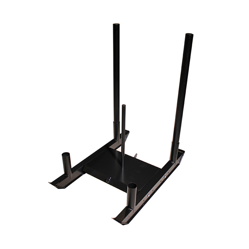 Black Four-pole Training Sled para sa Full Body Training