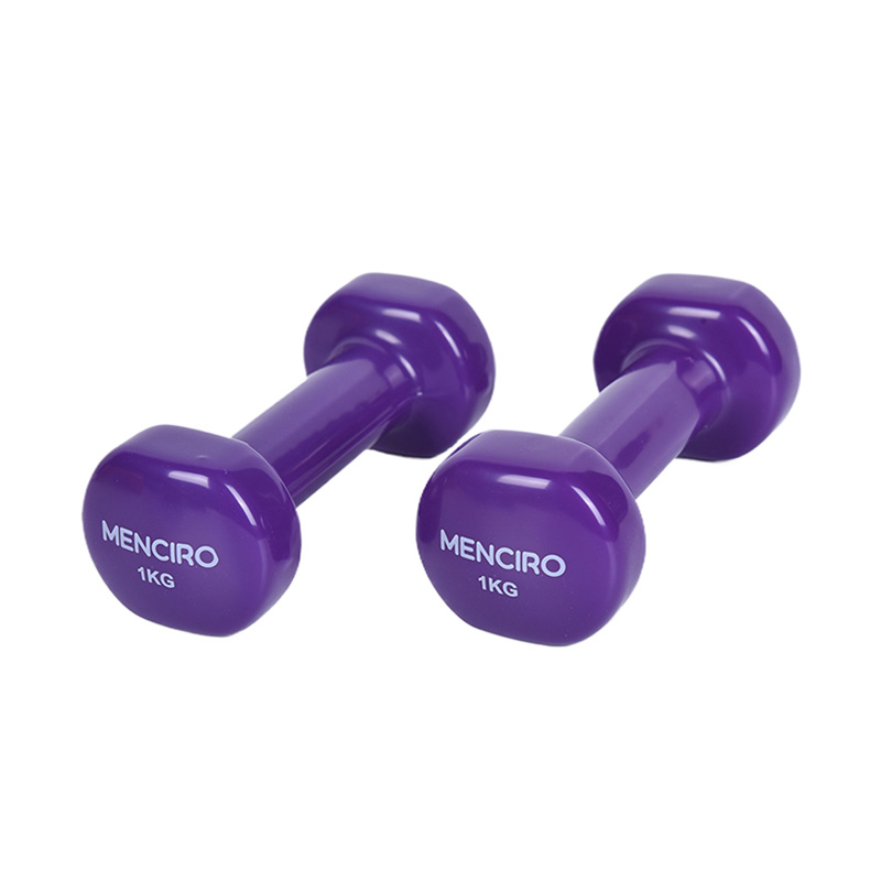 1kg Vinyl Coating Dumbbell na Walang Amoy